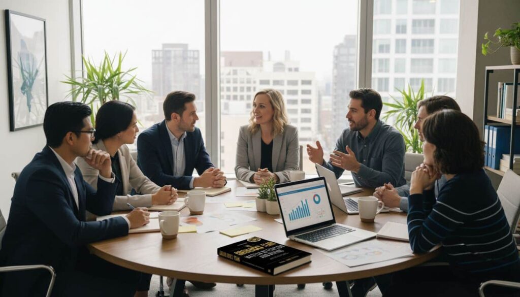 employee survey meeting