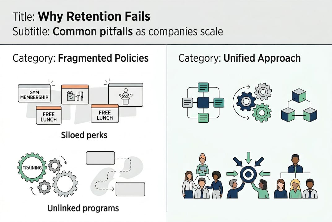 Why retention strategies fail in growing companies (2026)