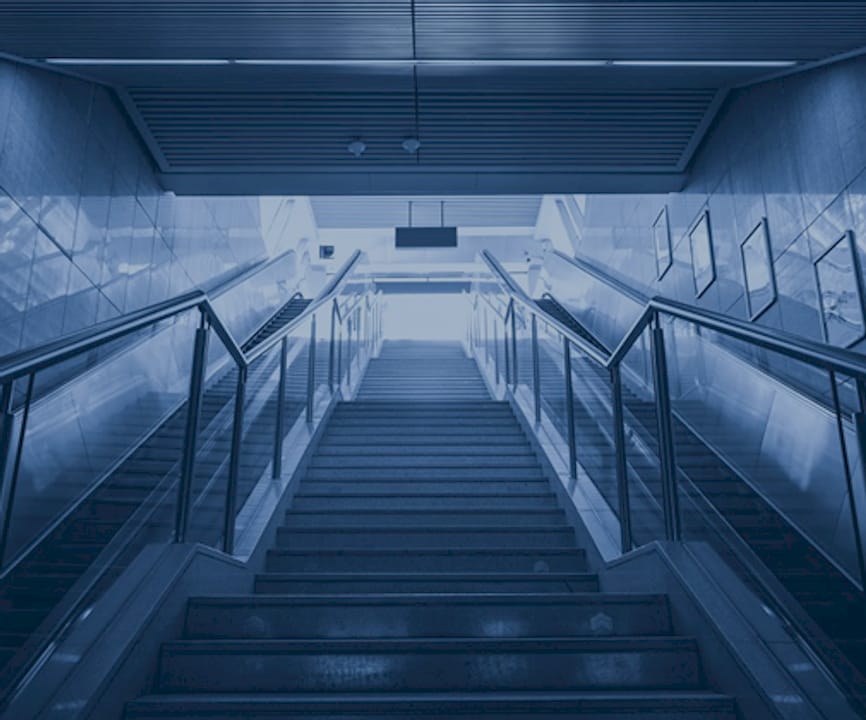 bottom-view-modern-stairways