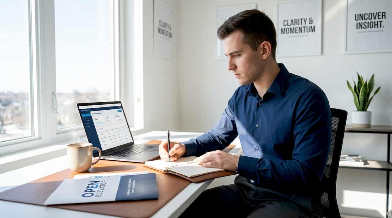 New hire working alone first week in office