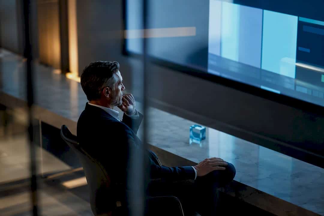 Leader reviewing employee risk signals